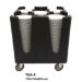Adjustable Dish Carts - TAA-4 / TAA-6/  TAA-6B