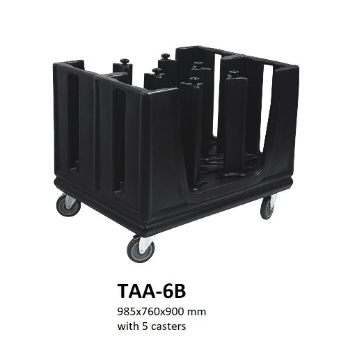Adjustable Dish Carts - TAA-4 / TAA-6/  TAA-6B