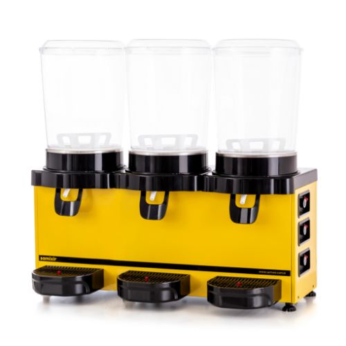 Panoramic Beverage Dispenser 10L+10L+10L
