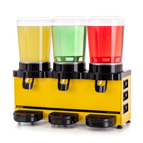 Panoramic Beverage Dispenser 10L+10L+10L