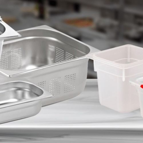 GASTRONORM CONTAINER - STAINLESS STEEL