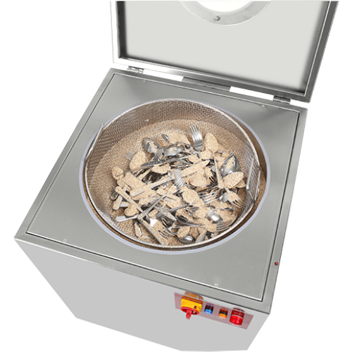 KMS-7000/S Silent Cutlery Dryer Polisher Machine 