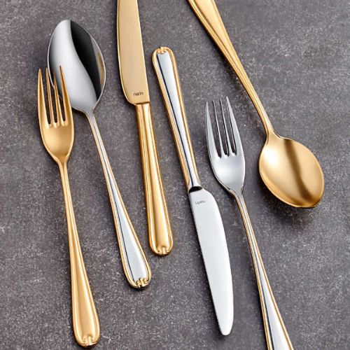 CUTLERY GOLD METAL COPPER 