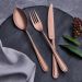 CUTLERY GOLD METAL COPPER 
