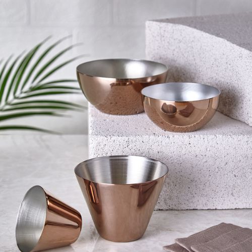 RETRO TABLEWARE AND SERVICE COPPER