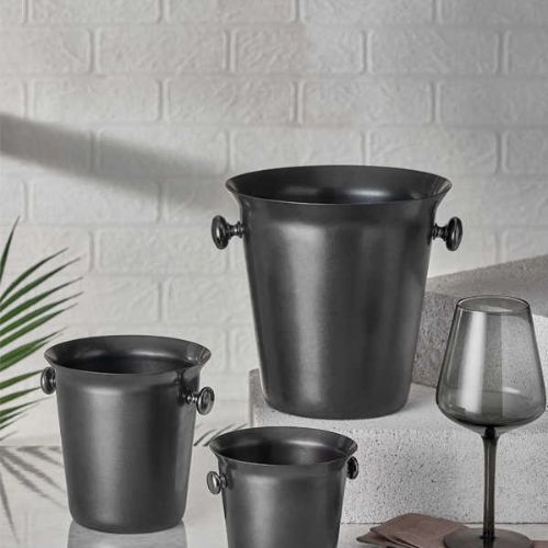 COPPER RETRO BUCKET TABLEWARE AND SERVICE