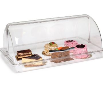Polycarbonate Roll Top Display