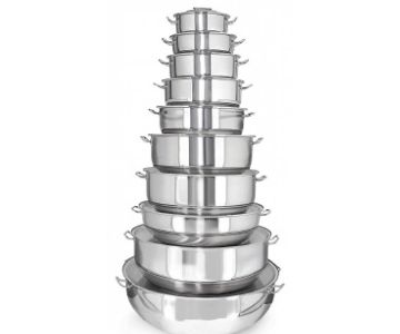 51011000013 WIDE POT WITH LID 70x30cm
