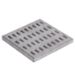 Stainless Steel Floor Strainer Bottom Outlet 300x300 mm DN 75 PVC OUTLET Nova Stainless