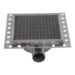Stainless Steel Floor Strainer Horizontal Outlet 300x300 mm DN 50 PVC OUTLET Nova Stainless