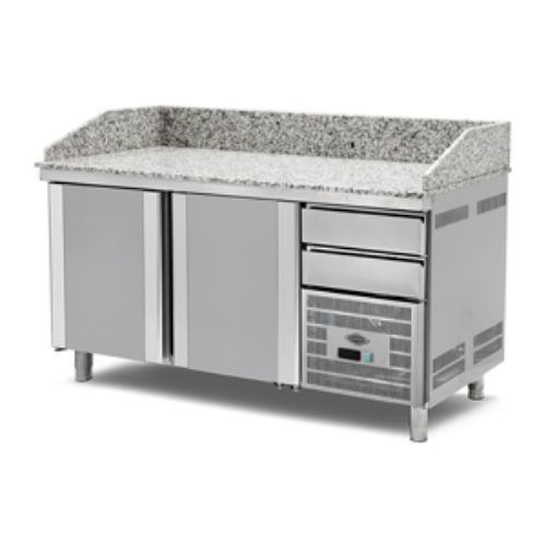 Granite Top Pizza Preparation Refrigerators (Fan Cooling)