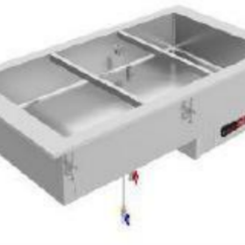 Heated Bain Marie with water with automatic water filling system 