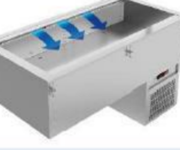 COLD REFRİGERATED POOL WİTH AİR BLOW WİTH HİNGE EVOPORATOR FOR CLEANİNG 