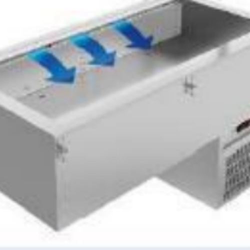 COLD REFRİGERATED POOL WİTH AİR BLOW WİTH HİNGE EVOPORATOR FOR CLEANİNG 