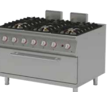 SERIE 900 6 Burner Gas Range W/Maxi  GasOven