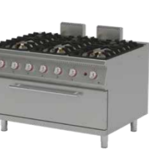 SERIE 900 6 Burner Gas Range W/Maxi  GasOven