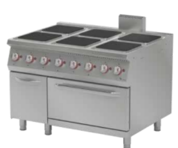 SERIE 900 6 Square Electric Hot Plate Range W / ElectricOven