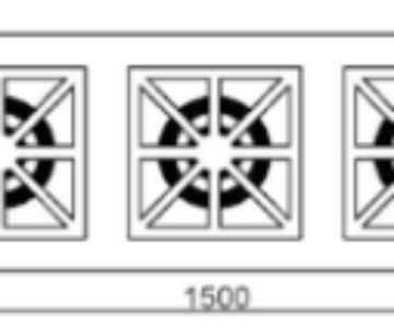 GKO403-ECO Open Gas Burner W/BaseShelf 