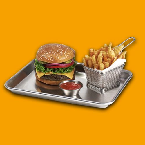 ALÜMİNYUM HAMBURGER SERVİS TEPSİ