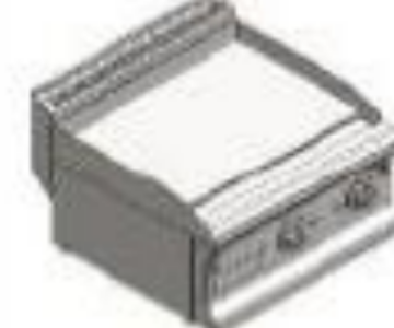 KRCS.PIED.660 ELECTRIC FLAT PLATE GRILL