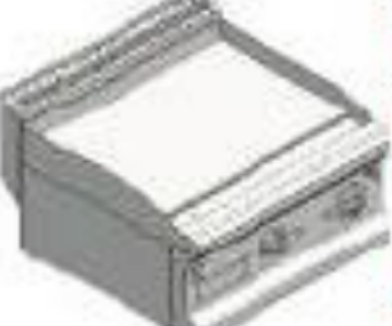 KRCS.PIGD.660 GAS FLAT PLATE GRILL