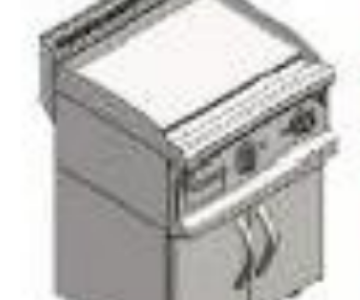 KRCS.DIGD.660 GAS FLAT PLATE GRILL 