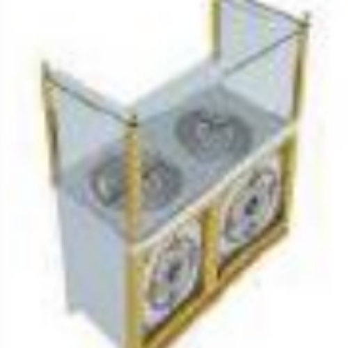 KRCS.DKBO.1470 GAS DOUBLE CABINET KUNEFE AND PASTRY OVEN