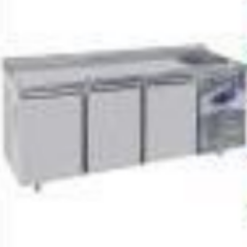 CS-TEK 3-600-E COUNTER TYPE REFRIGERATORS W/SINK