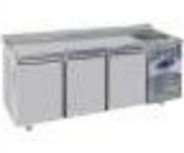 CS-TEK 3 D-600-E COUNTER TYPE REFRIGERATORS W/SINK