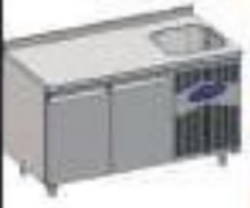 CS-TEK 2-700-E COUNTER TYPE REFRIGERATORS W/SINK