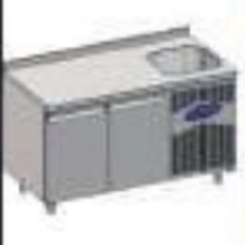 CS-TEK 2-700-E COUNTER TYPE REFRIGERATORS W/SINK