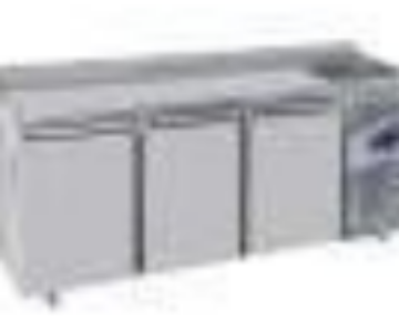CS-TEK 3 D-700-E COUNTER TYPE REFRIGERATORS W/SINK
