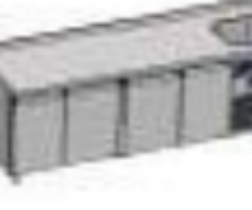 CS-TEK 4-700-E COUNTER TYPE REFRIGERATORS W/SINK