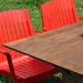 California Compact 70*120 Red Table Set With Sleeves
